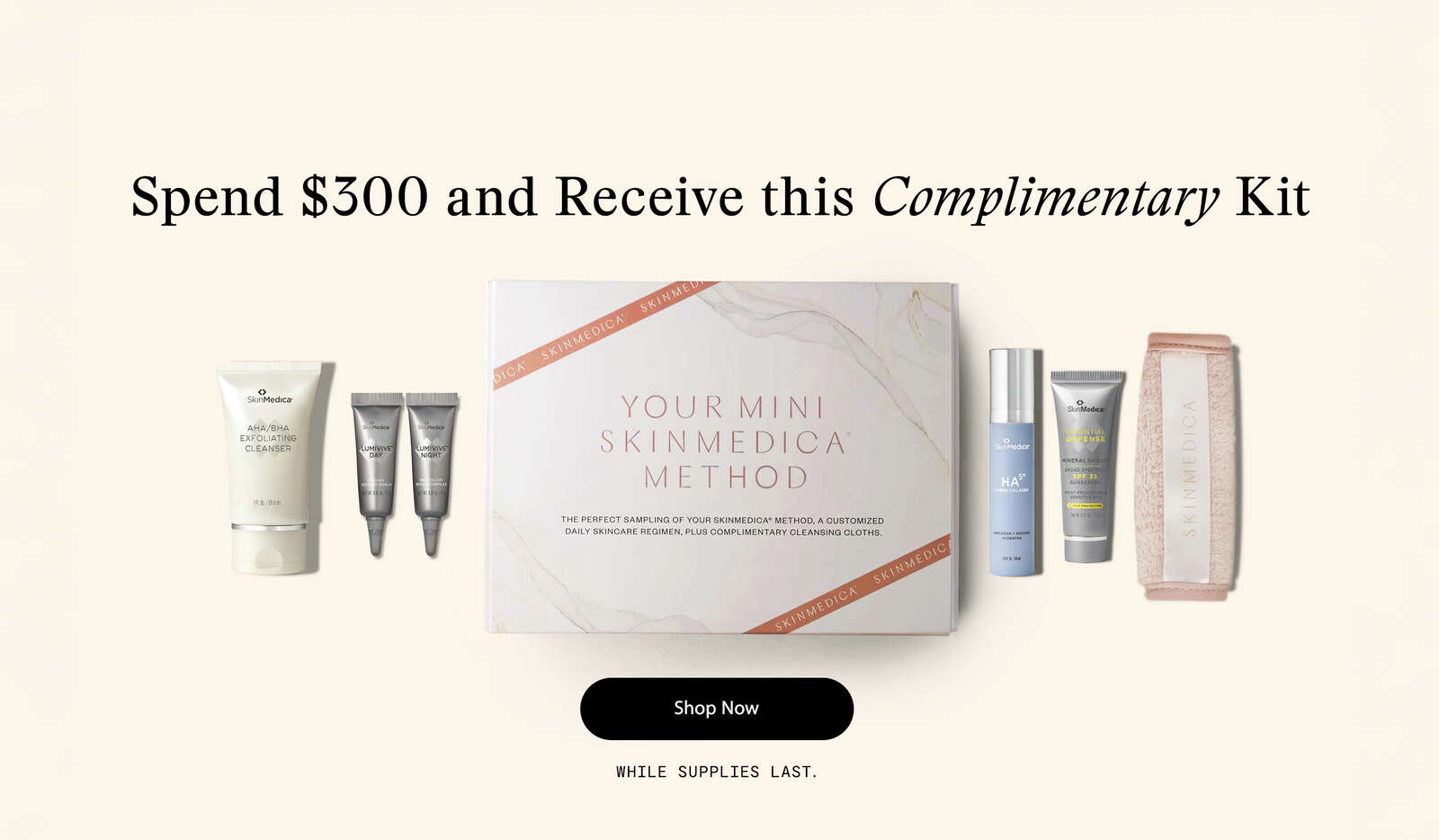 Spend $300 and Receive this Complimentary Kit