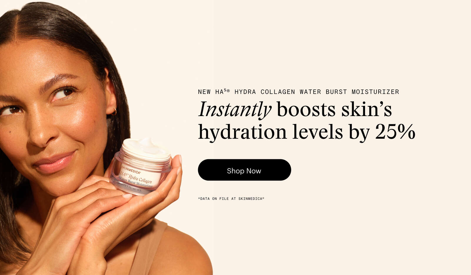 New HA5 Hydra Collagen Water Burst Moisturizer.